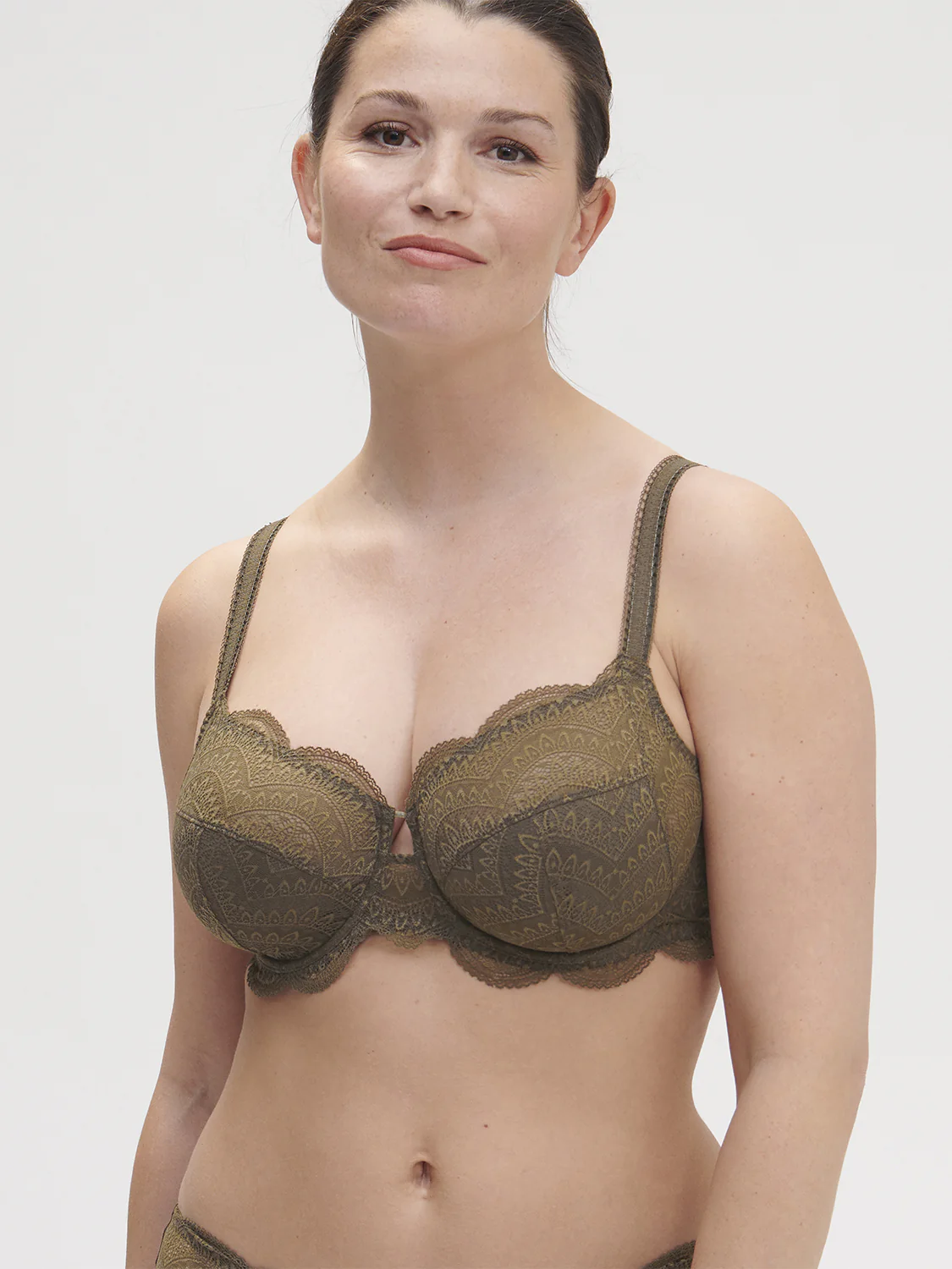Full cup support bra - Adventure Green