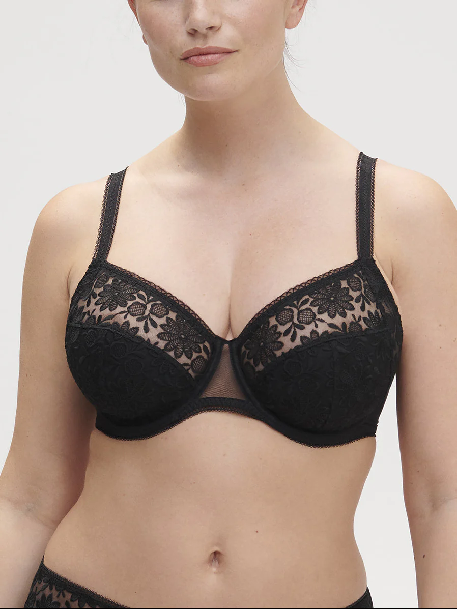 Full cup support bra - Black