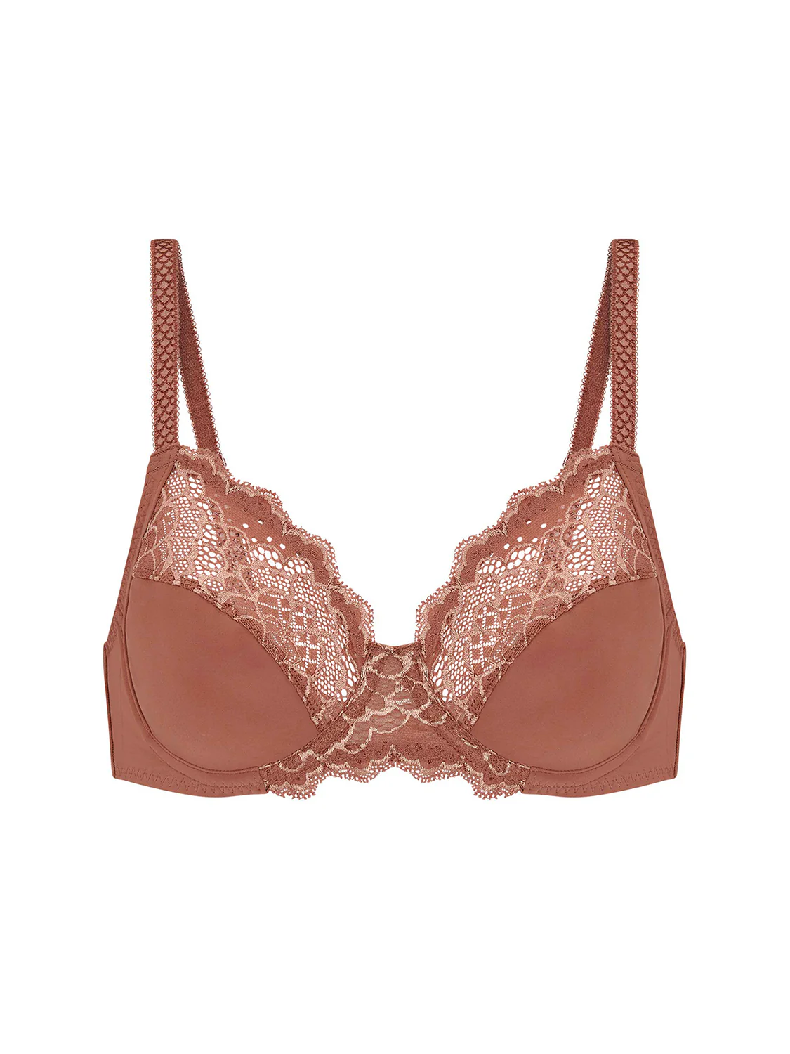 Full cup support bra - Coco brown - Image 5