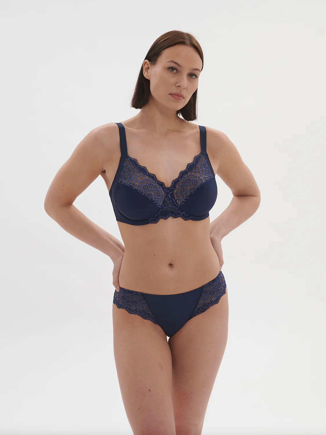 Full cup support bra - Ink Blue - Image 5