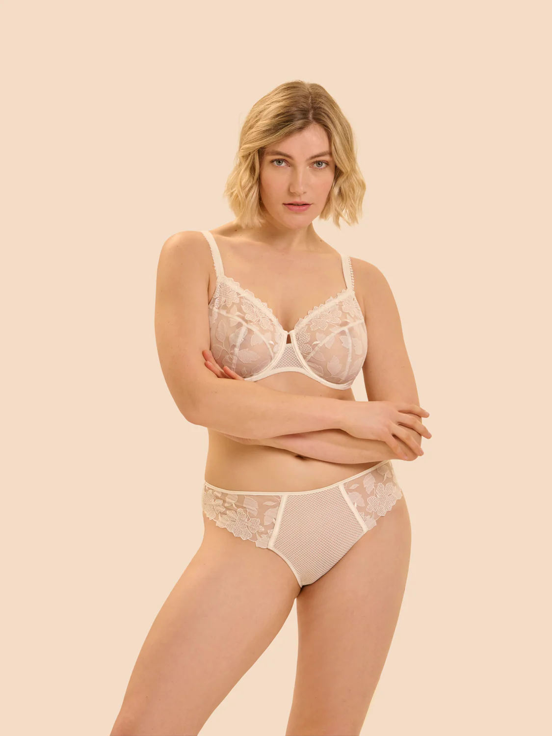 Full cup support bra - Natural - Image 3