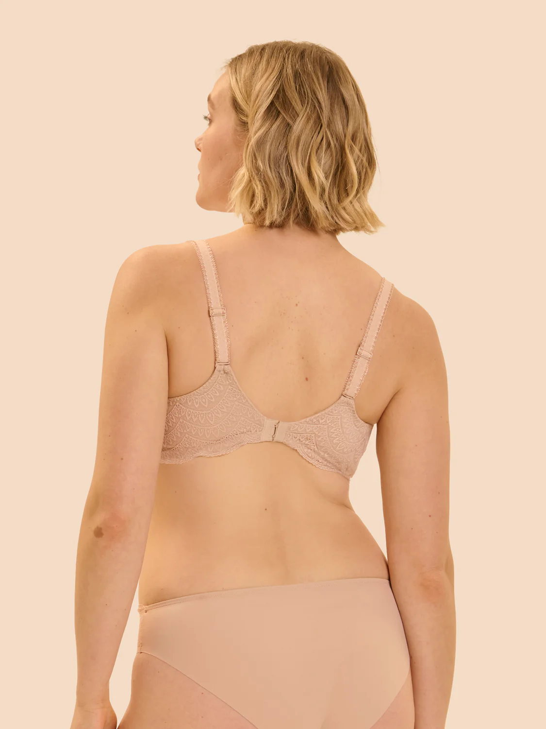 Full cup support bra - Peau rosée - Image 2
