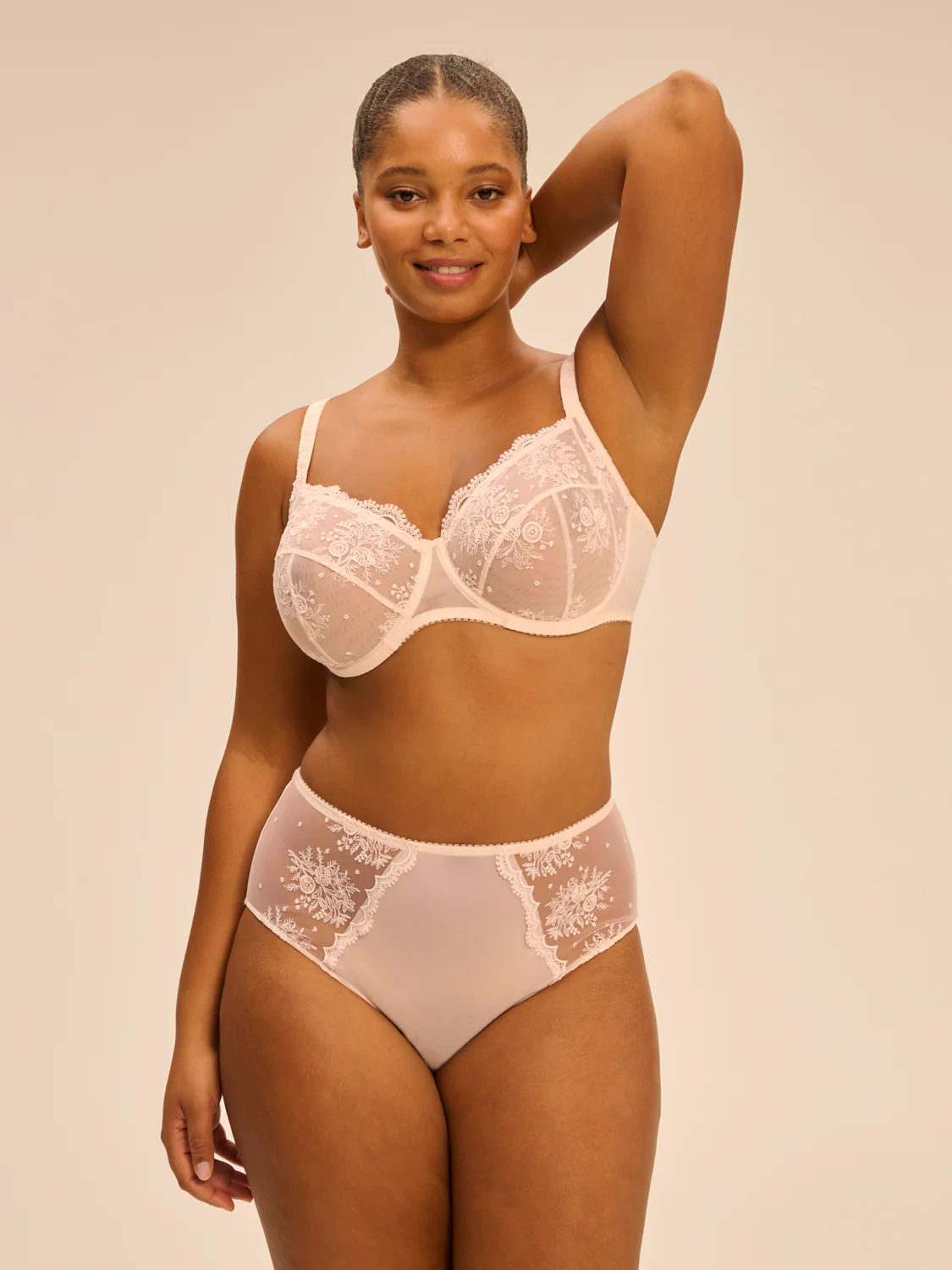 Full cup support bra - Sakura pink - Image 5
