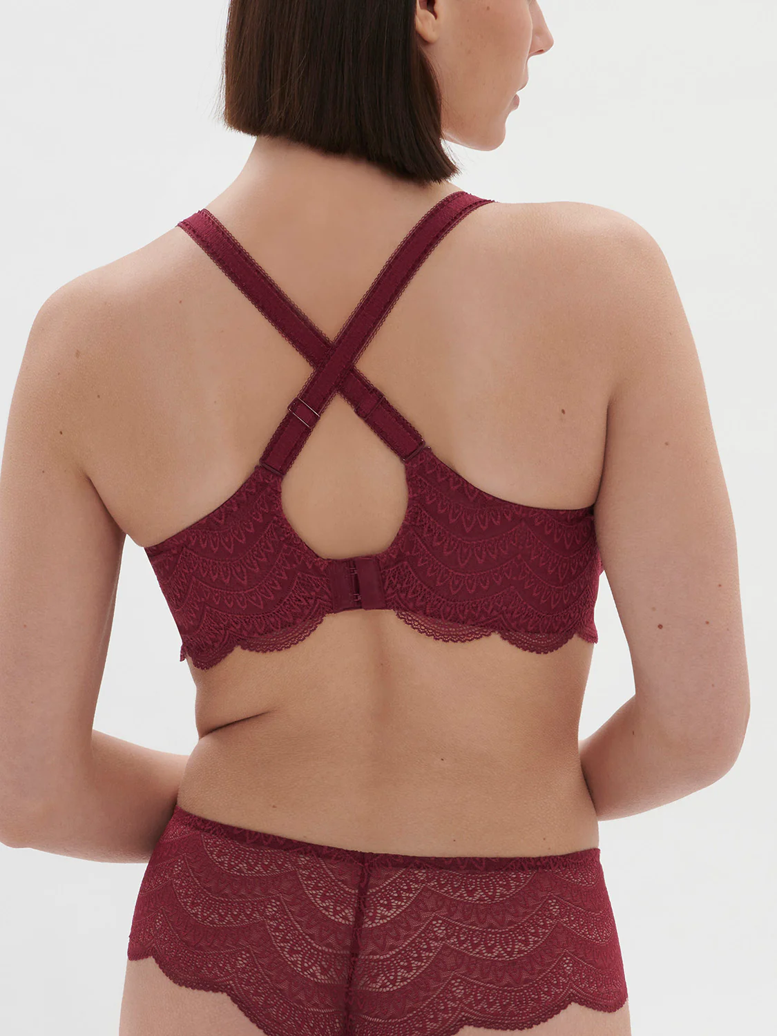 Full cup support bra - Spinel Red - Image 4