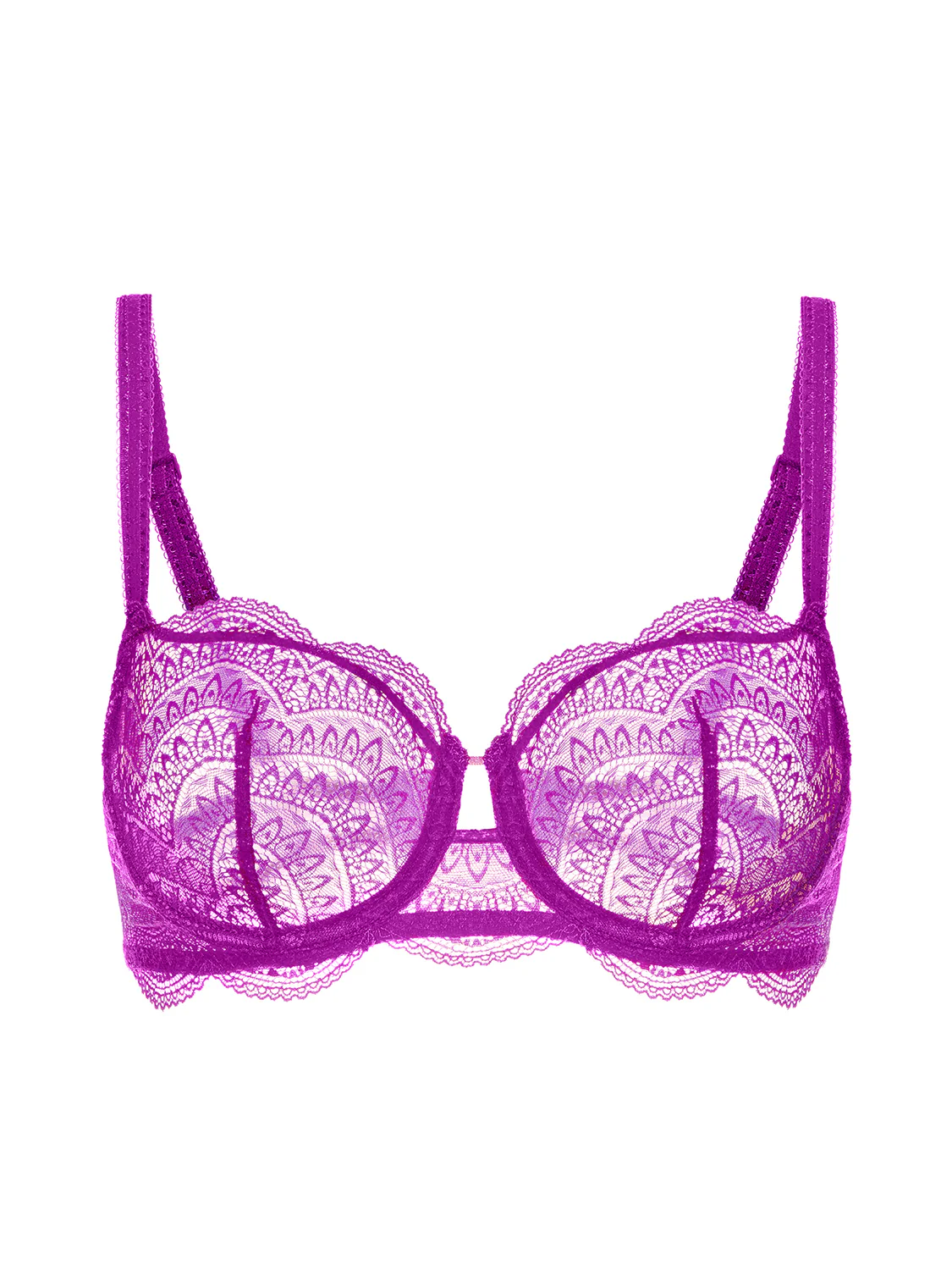 Half cup bra - Bougainvillea - Image 11