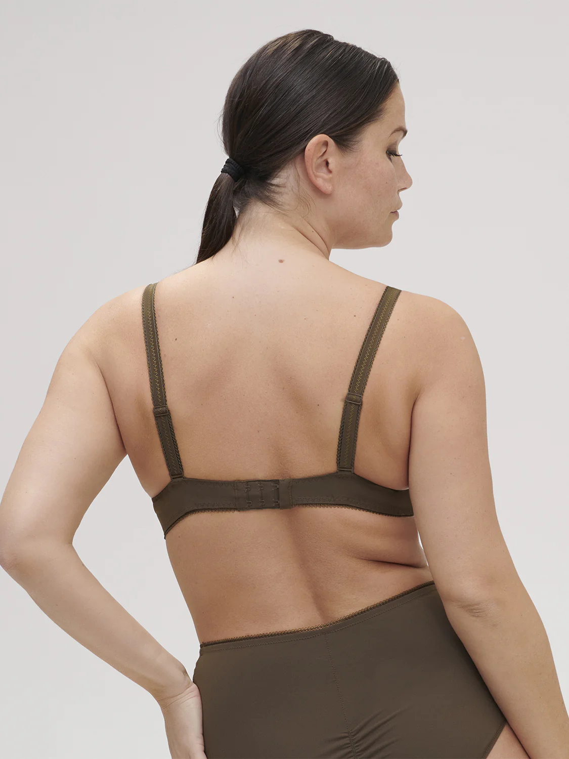 Half cup bra - Nomad Green - Image 4