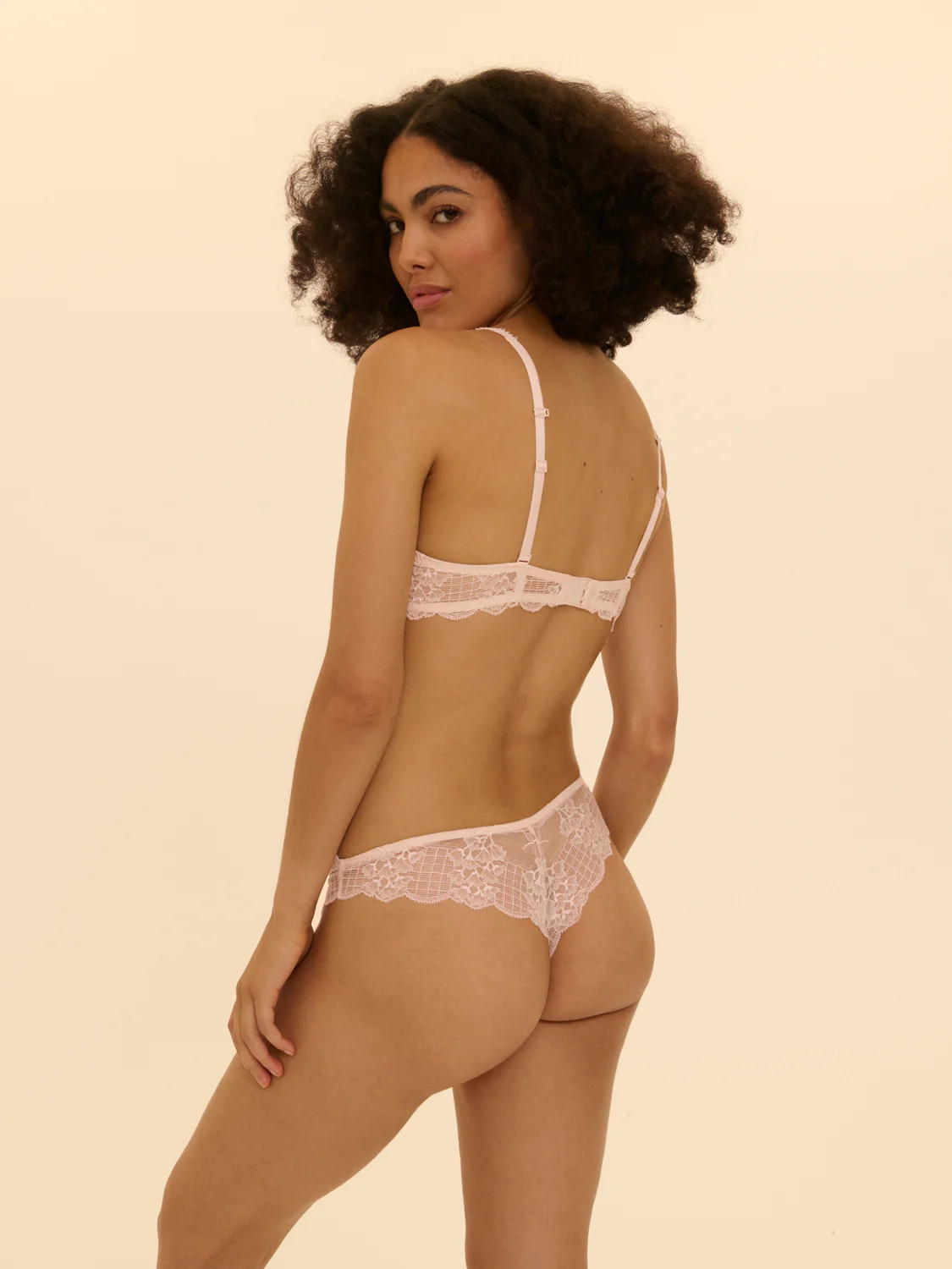 Half cup bra - Sakura pink - Image 5