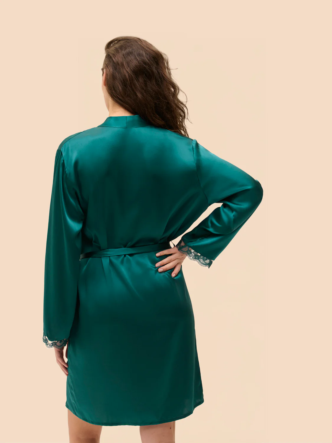 Kimono - Emerald green - Image 5