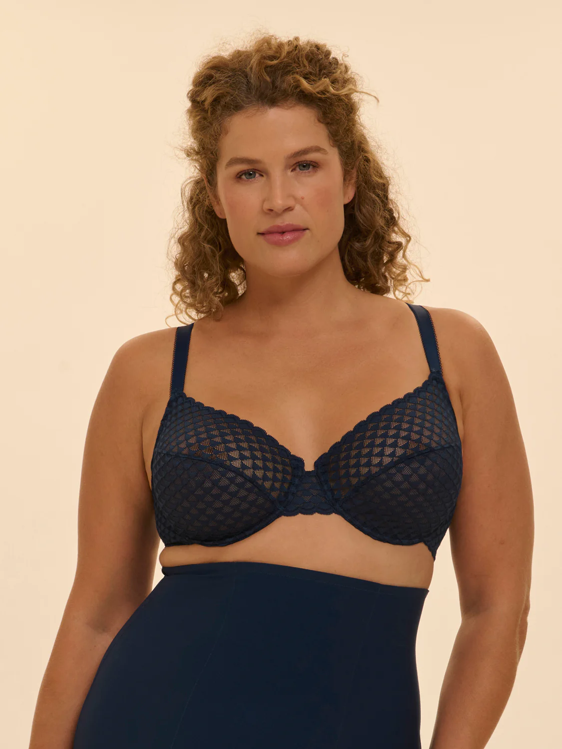 Moulded underwired bra - Midnight - Image 11