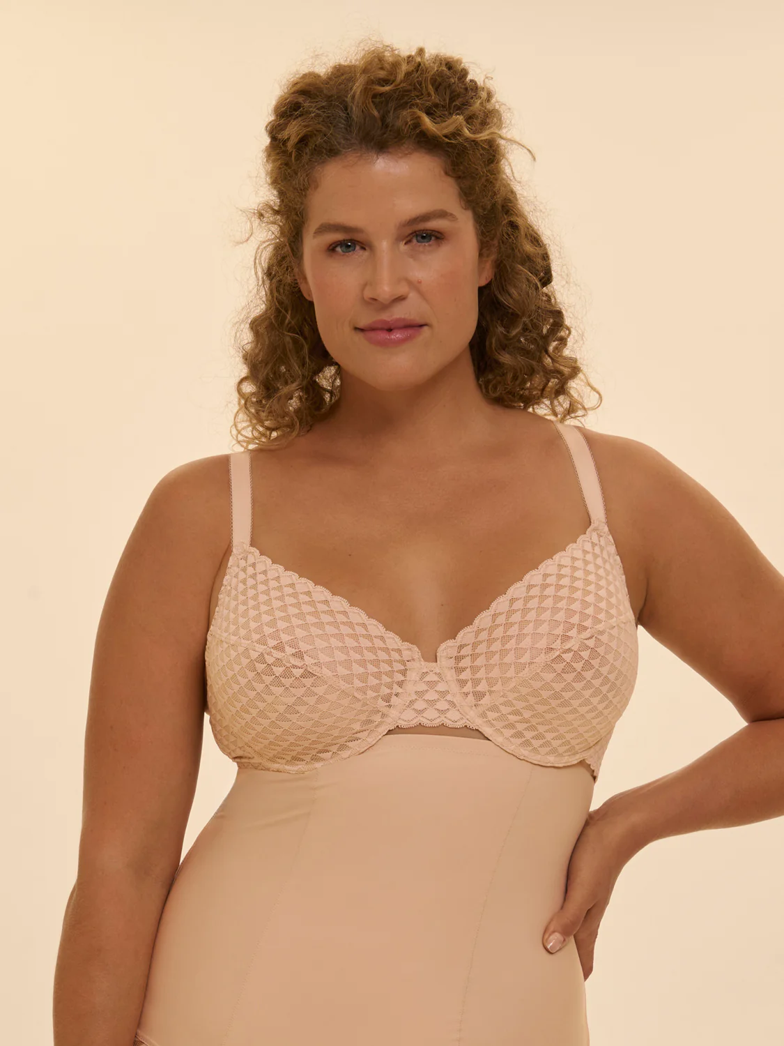 Moulded underwired bra - Peau rosée - Image 6