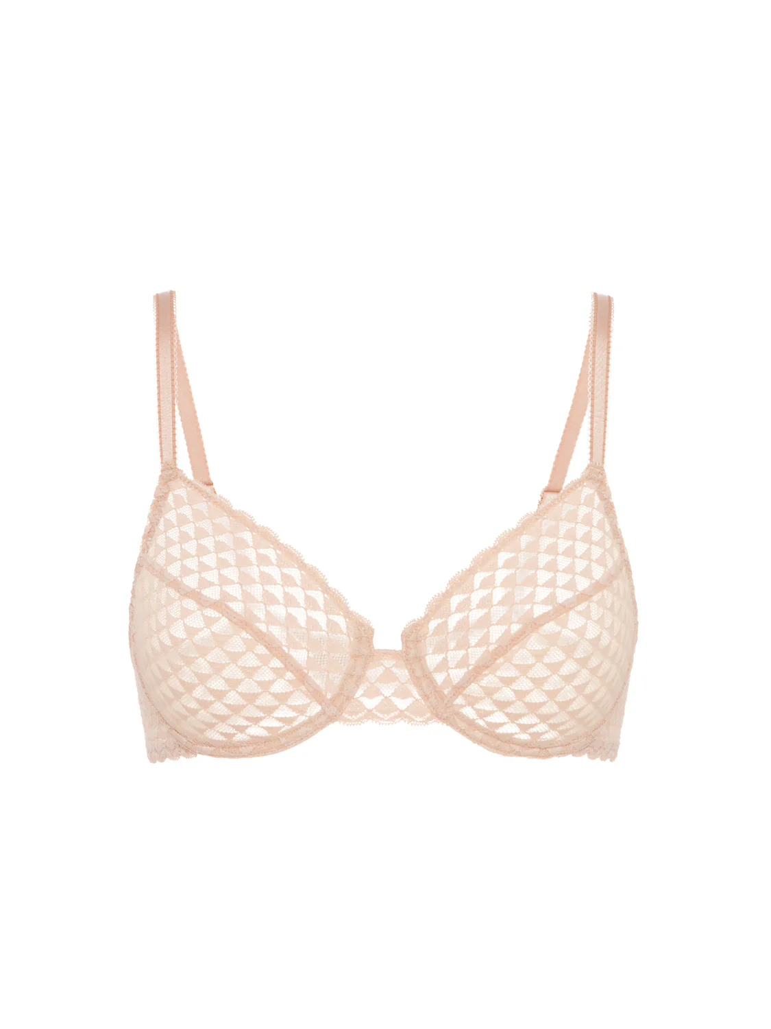 Moulded underwired bra - Peau rosée - Image 9