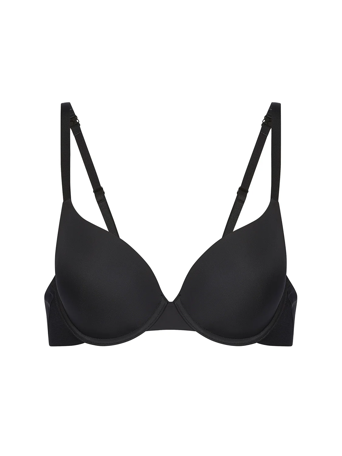 Padding plunge bra - Black - Image 13