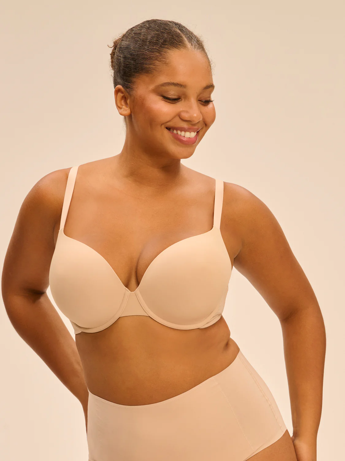 Padding plunge bra - Peau rosée - Image 6