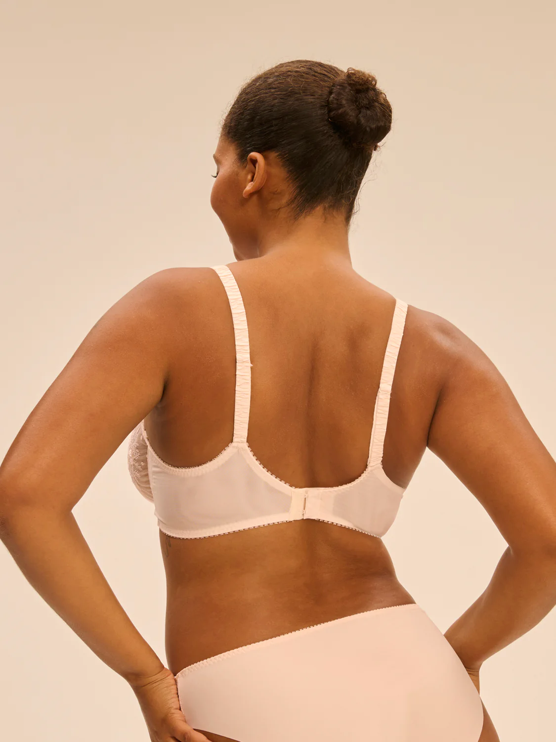Plunging underwired bra - Sakura pink - Image 8