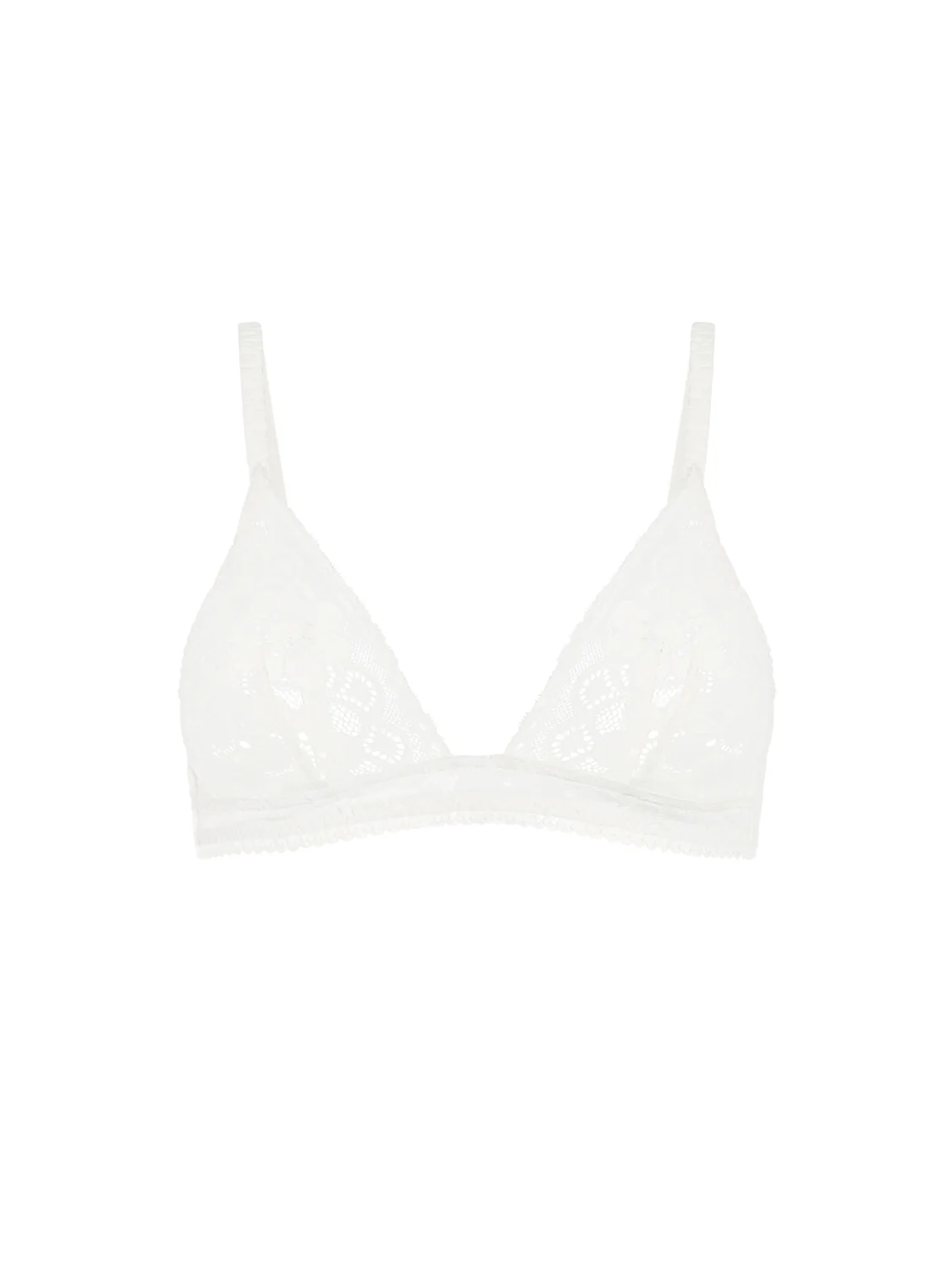 Soft cup triangle bra - Natural - Image 9