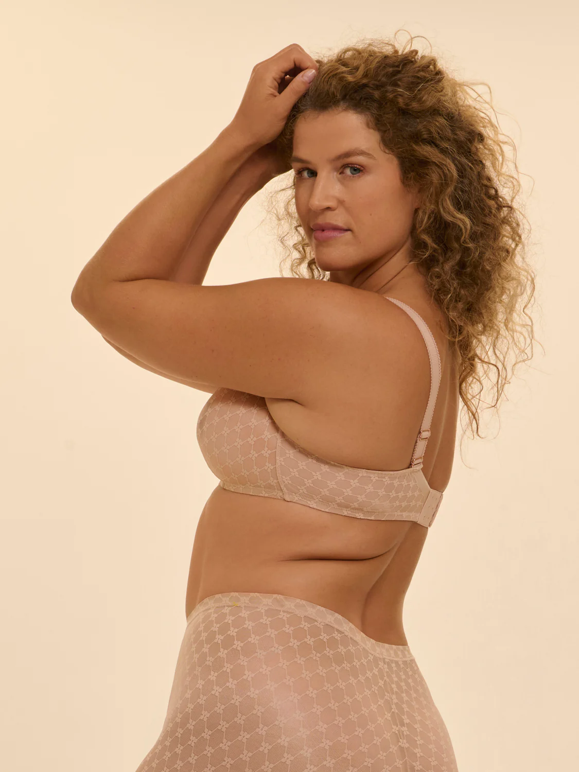 Soft cup triangle bra - Peau rosée - Image 9