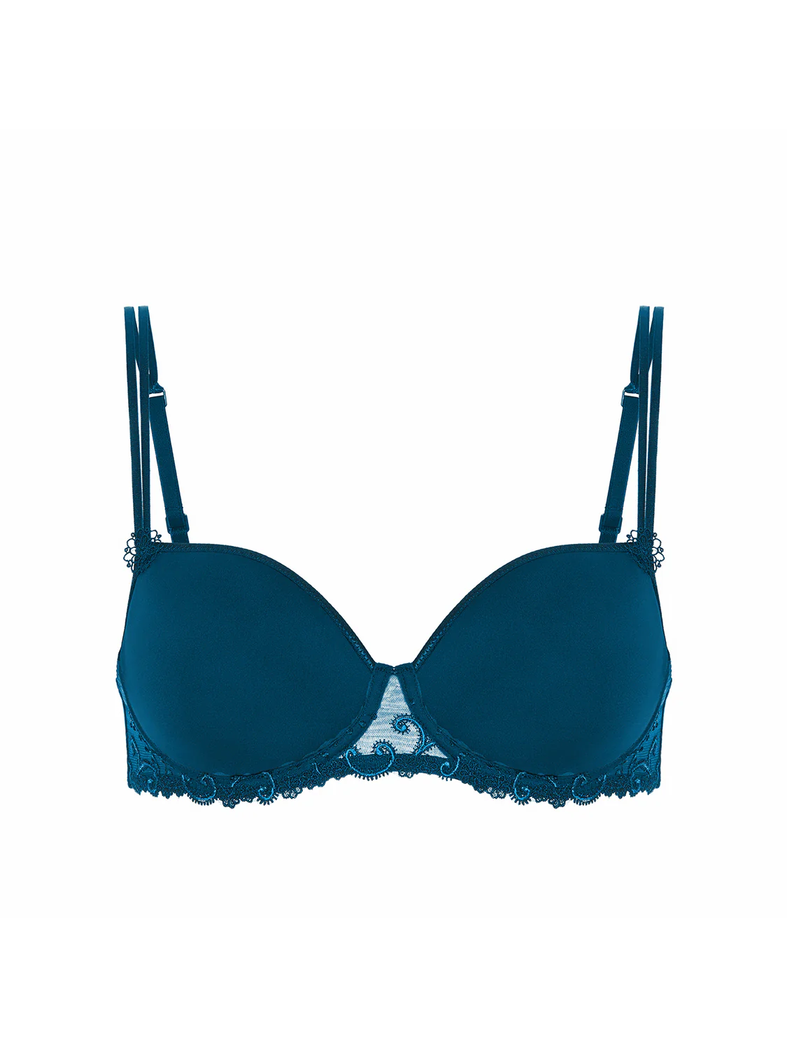 Squared neckline spacer bra - Prestige Blue - Image 11