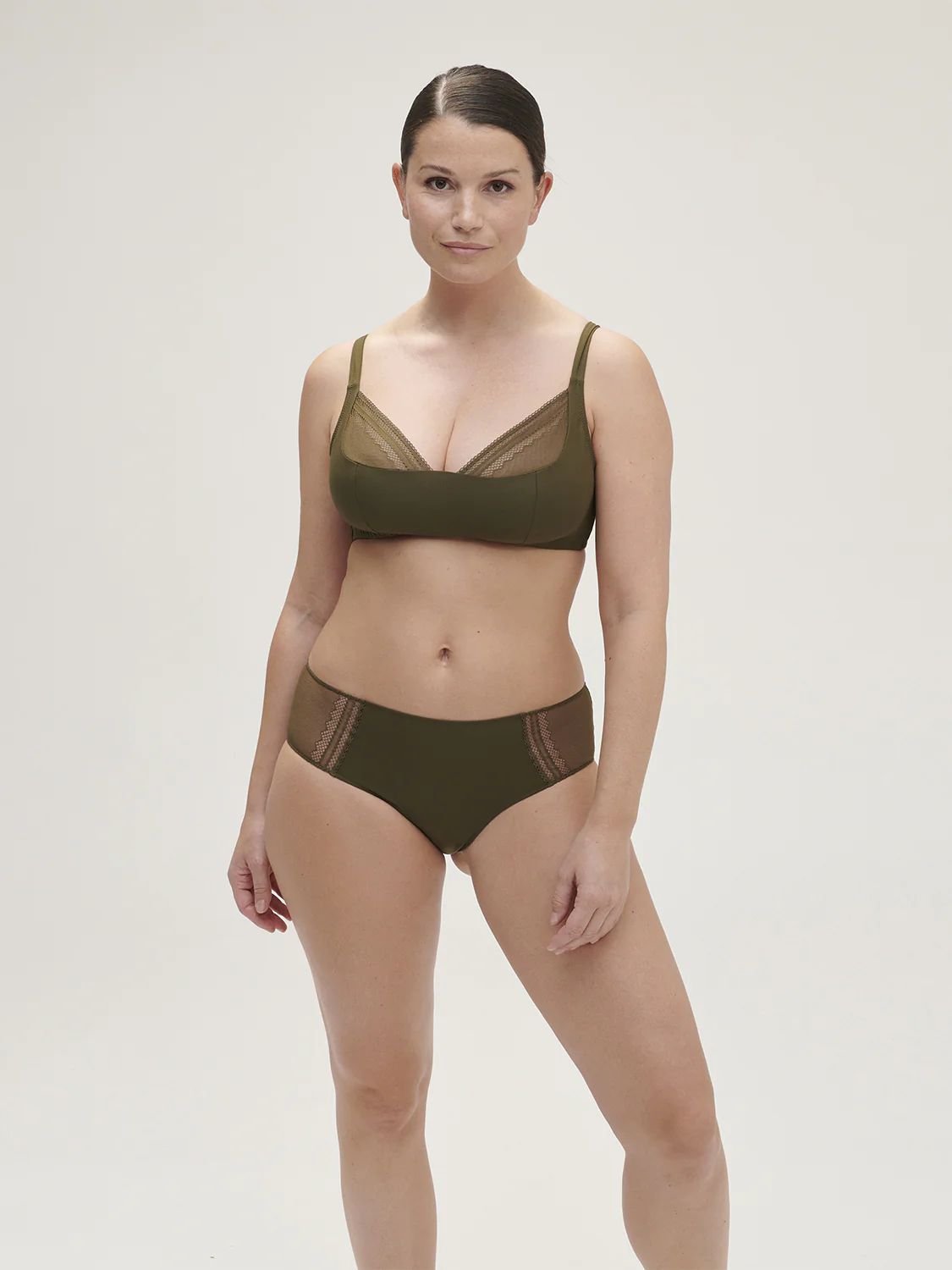 Structured wireless bra - Adventure Green - Image 8