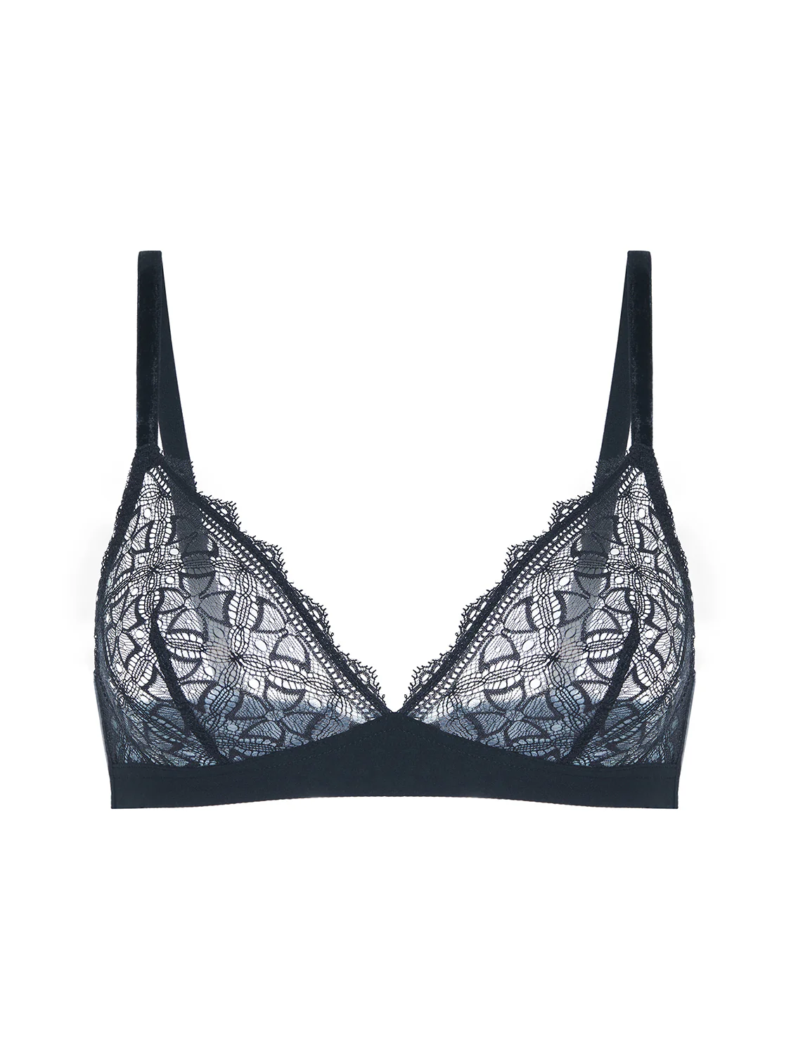 Structured wireless bra - Black - Image 6