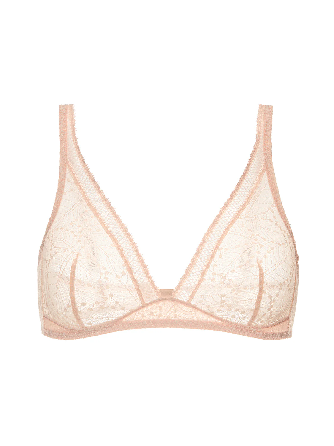 Structured wireless bra - Pinky Sand - Image 8