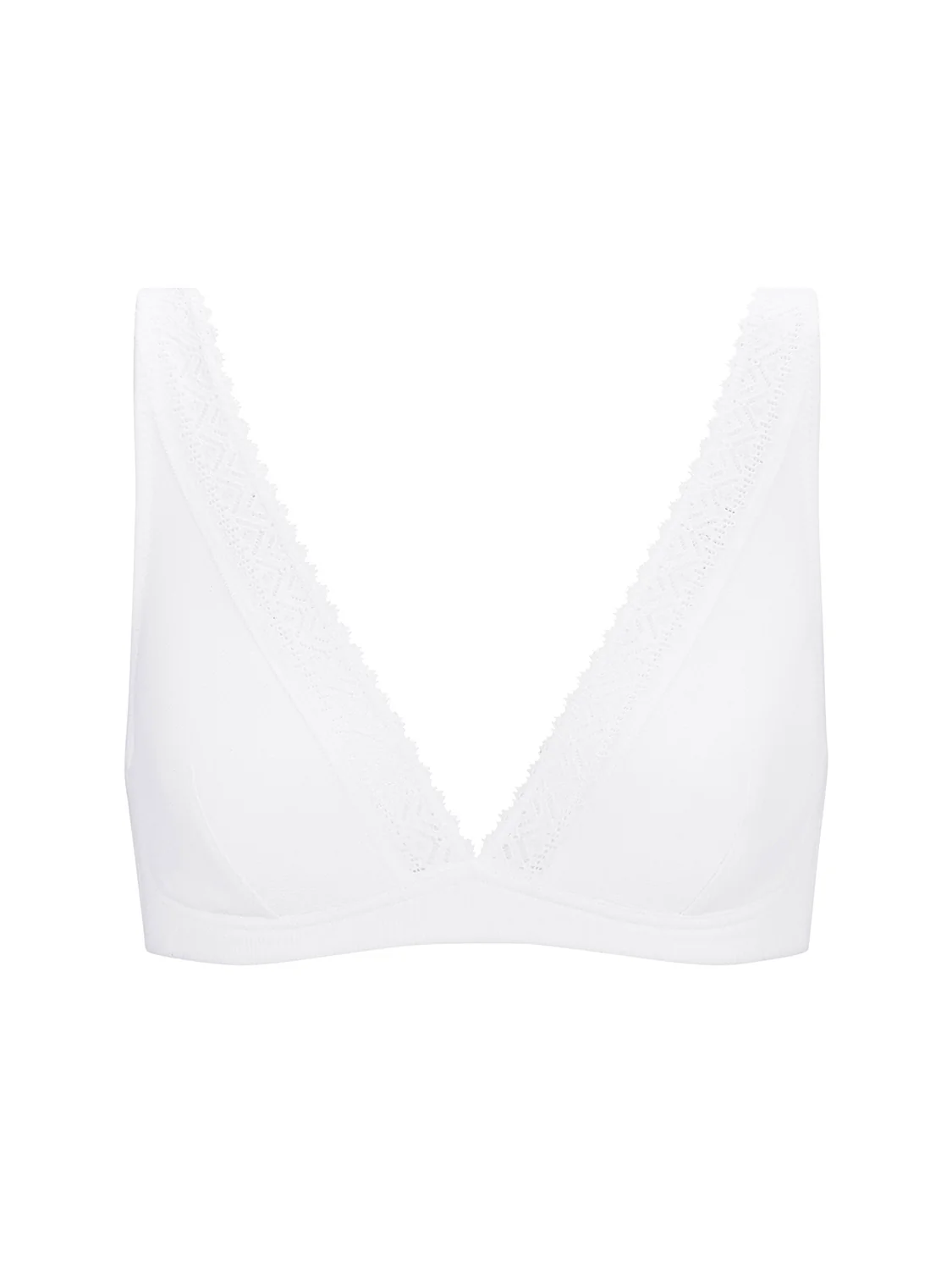 Structured wireless bra - White - Image 13