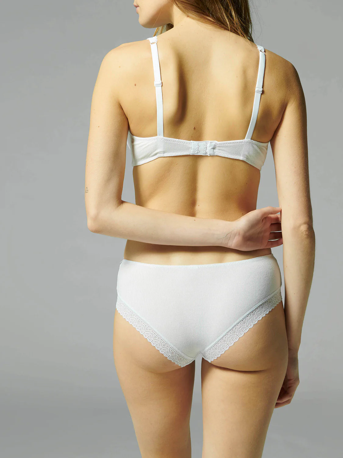 Structured wireless bra - White - Image 6
