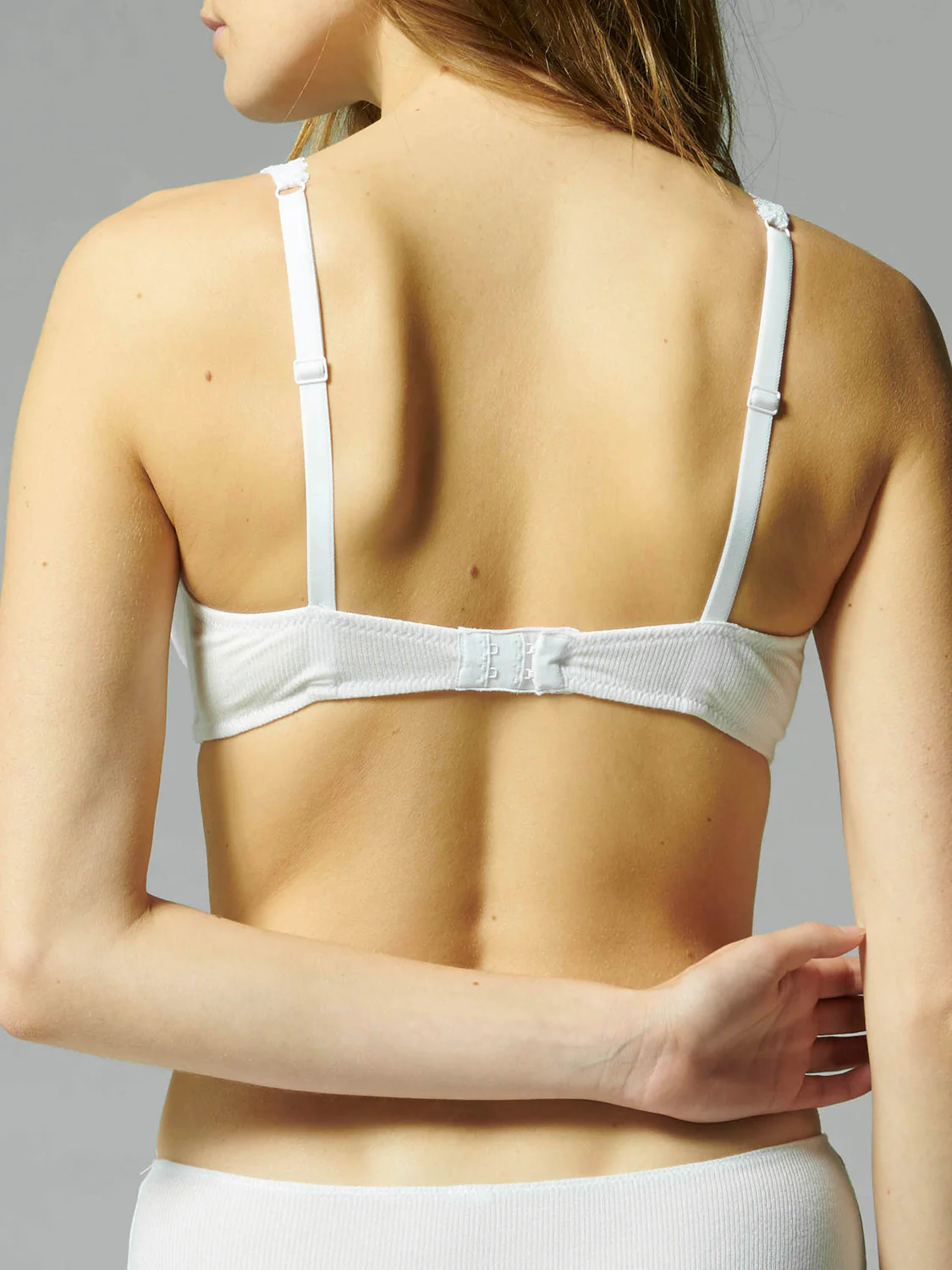 Structured wireless bra - White - Image 7