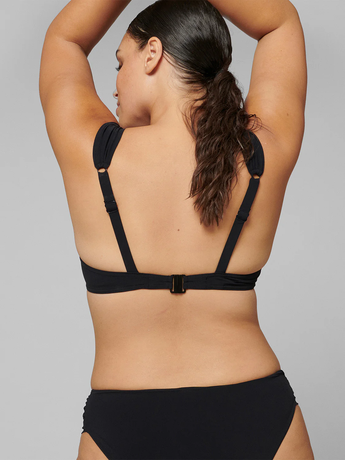 Underwired bikini top - Black - Image 10