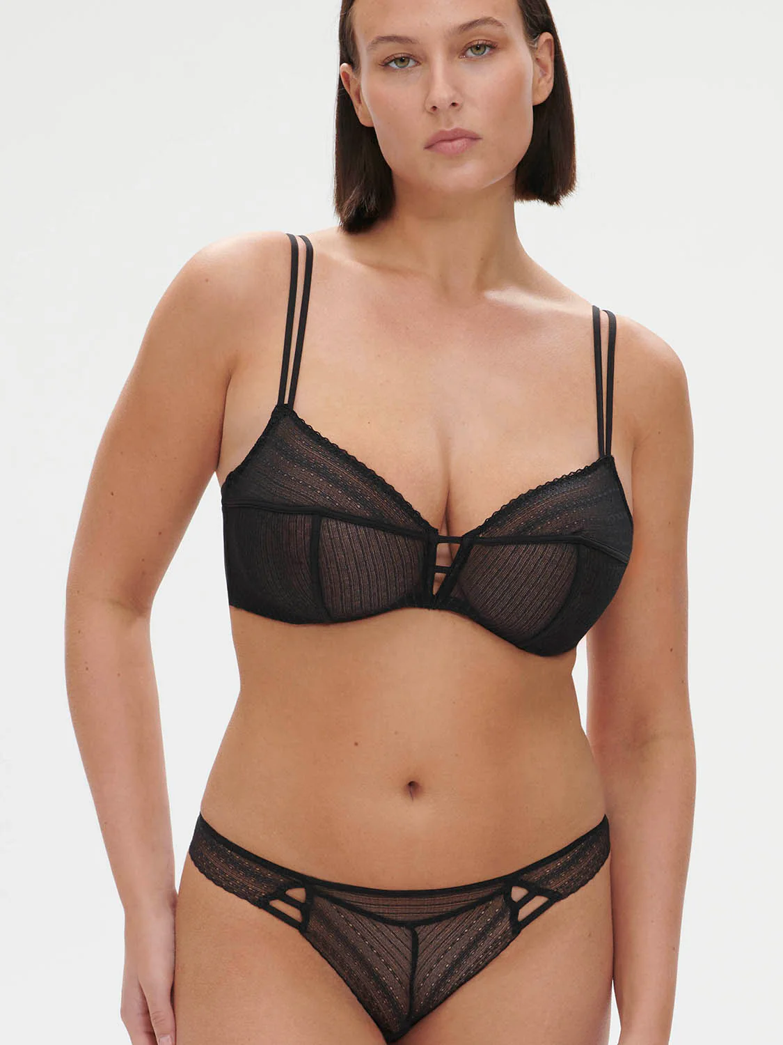 Underwired bra - Black - Image 7