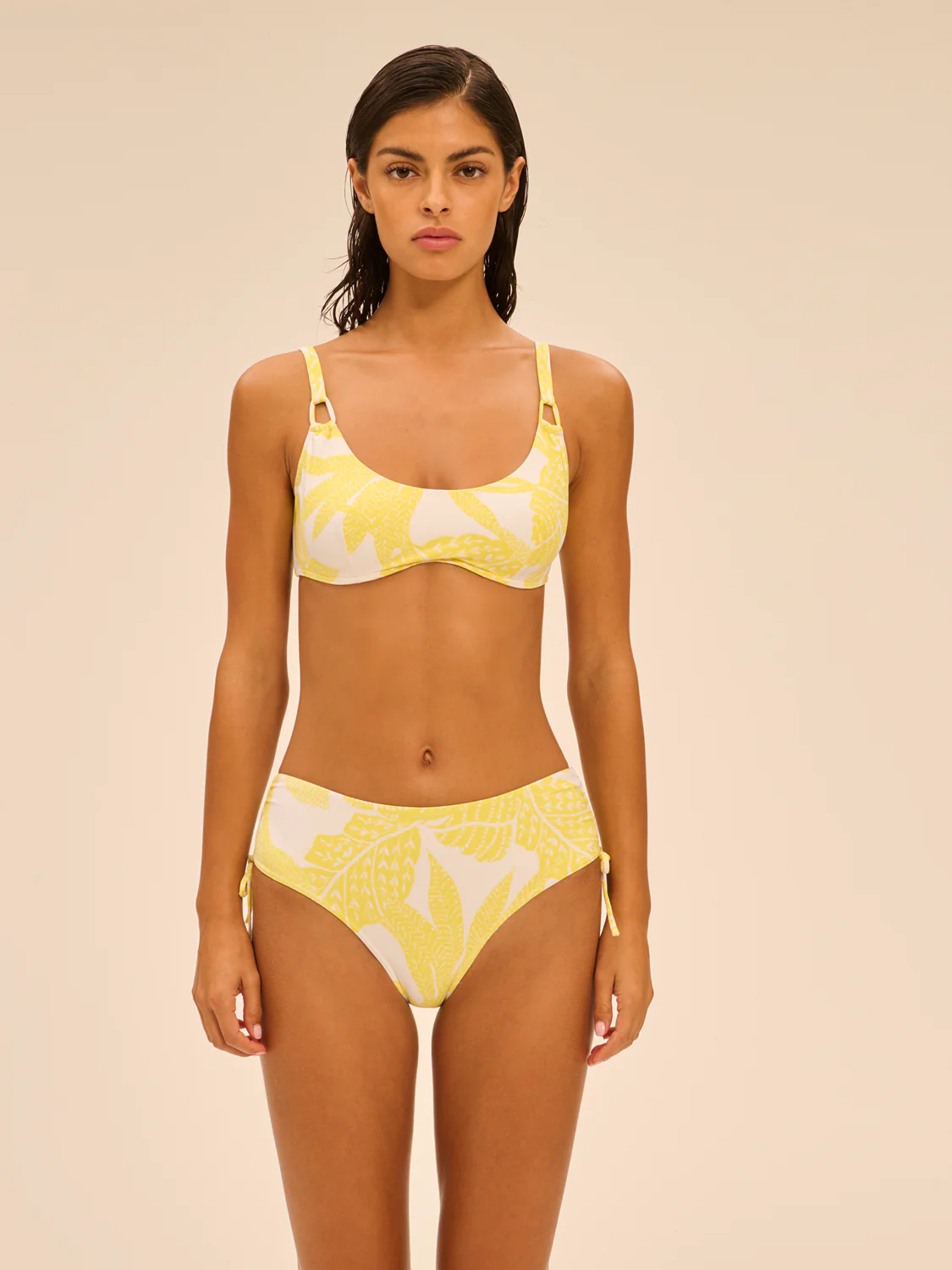 Underwired bralette - Plumeria Print - Image 4
