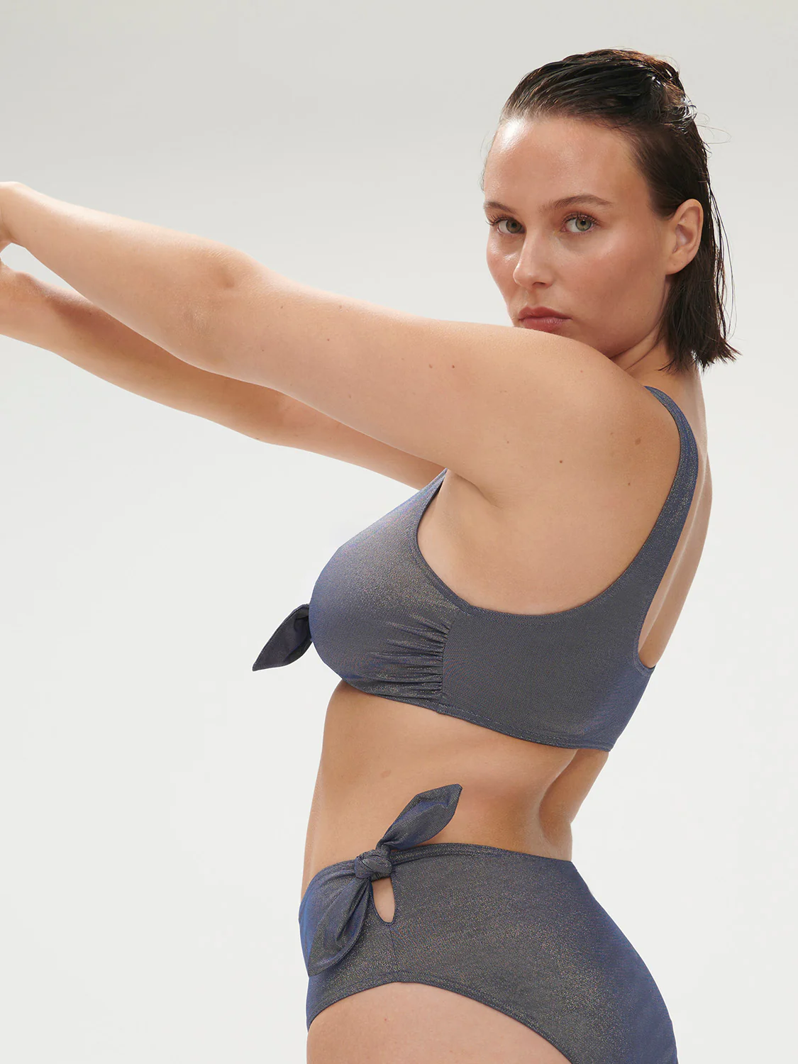Wireless bikini triangle - Lurex Midnight - Image 7